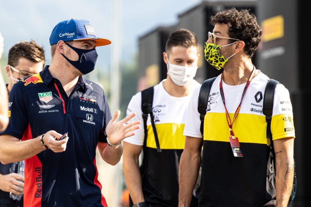 Max Verstappen and Daniel Ricciardo are the two highest paid drivers on the grid © XPB Images